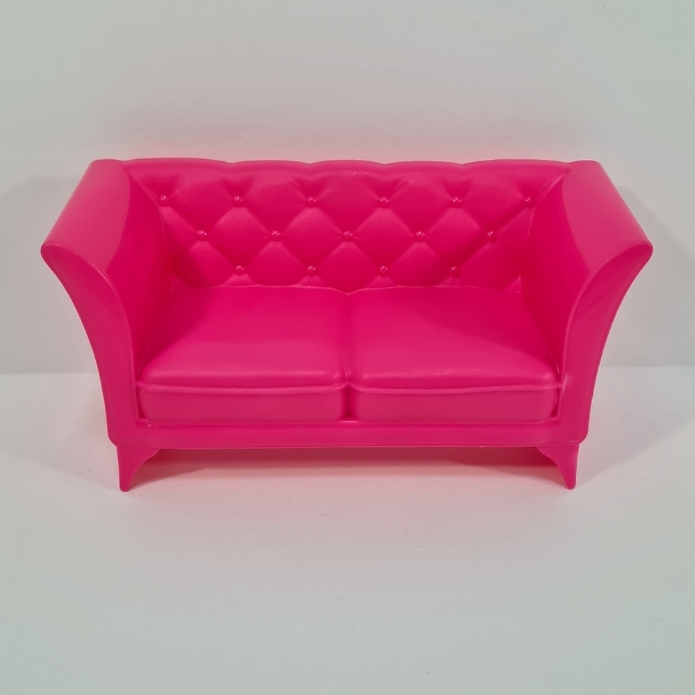 Barbie Dreamhouse Couch Hot Pink Sofa Replacement Part 2015 Mattel CJR47